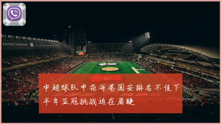 中超球队申花海港国安排名不佳下半年亚冠挑战迫在眉睫